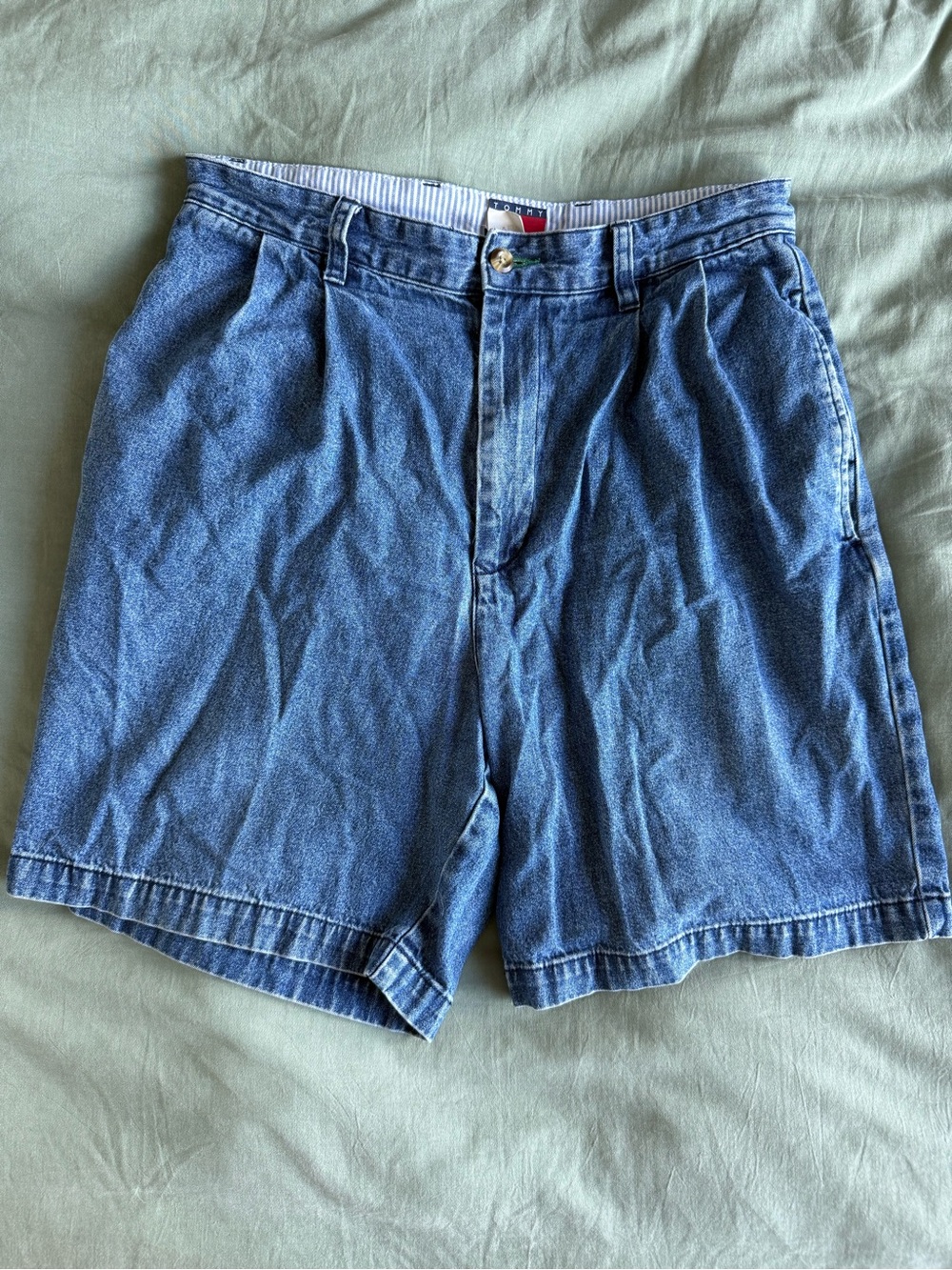 Tommy Hilfiger Medium Blue Denim Shorts
